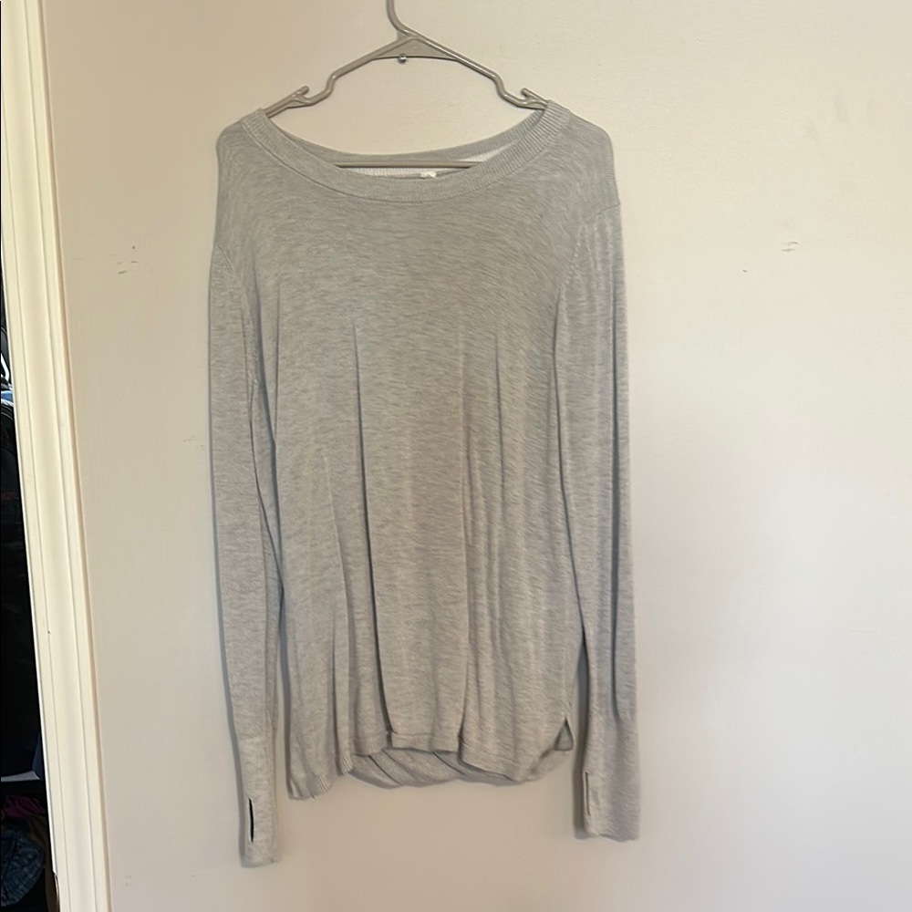 Light Gray Lululemon Sweater
